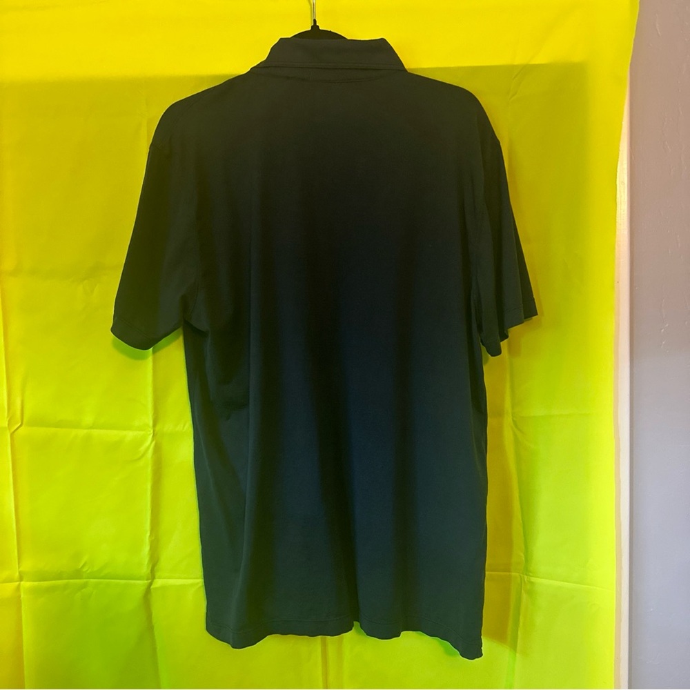 Hugo Boss Men’s Polo Shirt Size 2XL Slim Fit Navy Button Up Short Sleeve Collar